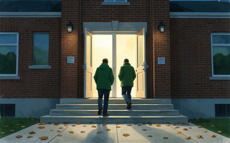 An illustration for this edition's lead story: Council Gavel Falls Tonight at the Community Hall