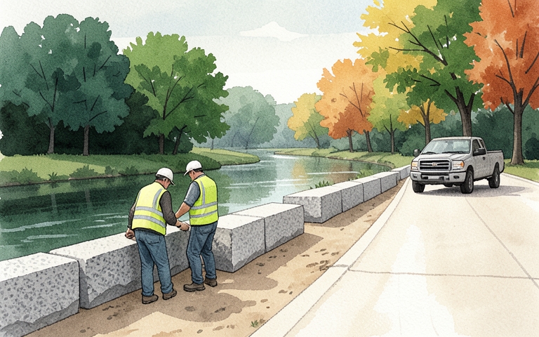 An illustration for this edition's lead story: Route 123A Retaining Wall Work and Tonight's Public Meeting