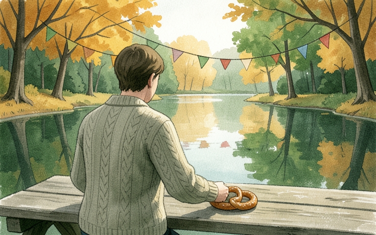 An illustration for this edition's lead story: Autumn Festival and Local Brews Land at Reservoir Beach This Saturday