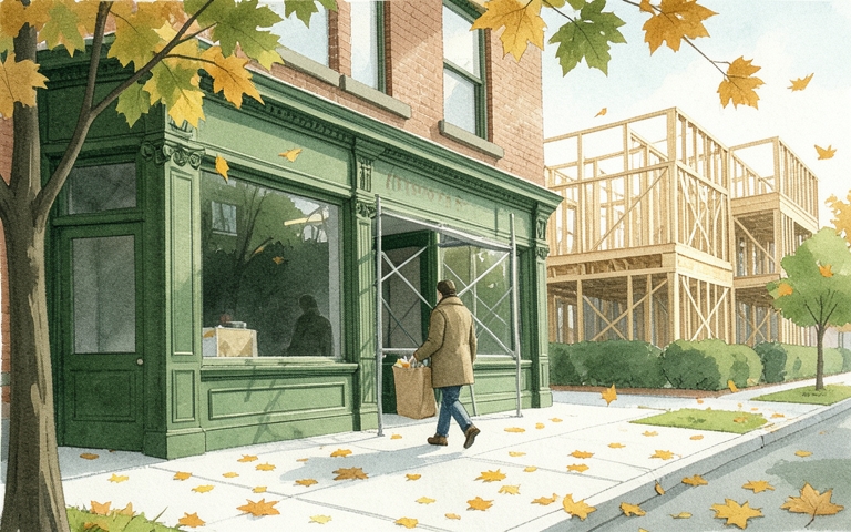 An illustration for this edition's lead story: Multi-Family Infill and Commercial Conversions Head to Hearing Tonight