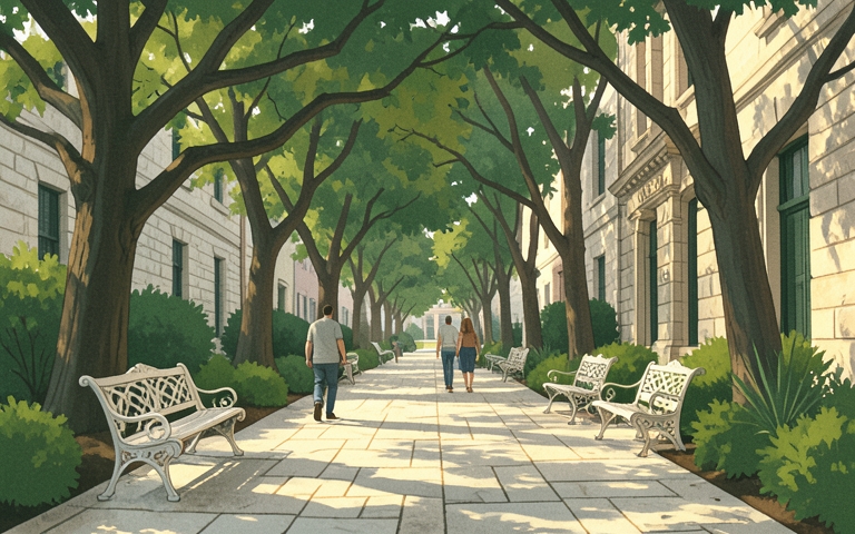 An illustration for this edition's lead story: 11 Events This Weekend Worth Leaving the House For