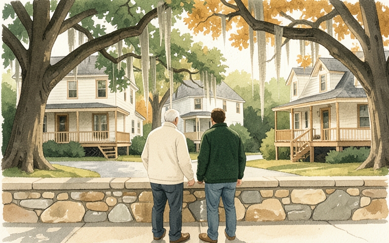 An illustration for this edition's lead story: Flood Defense Review Aims to Keep Insurance Rates Down