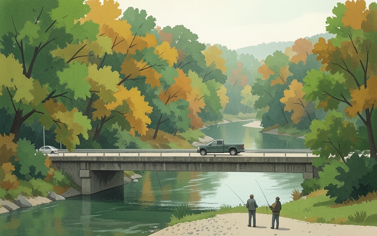 An illustration for this edition's lead story: Public Input Window Open for Spring River Bridge Project