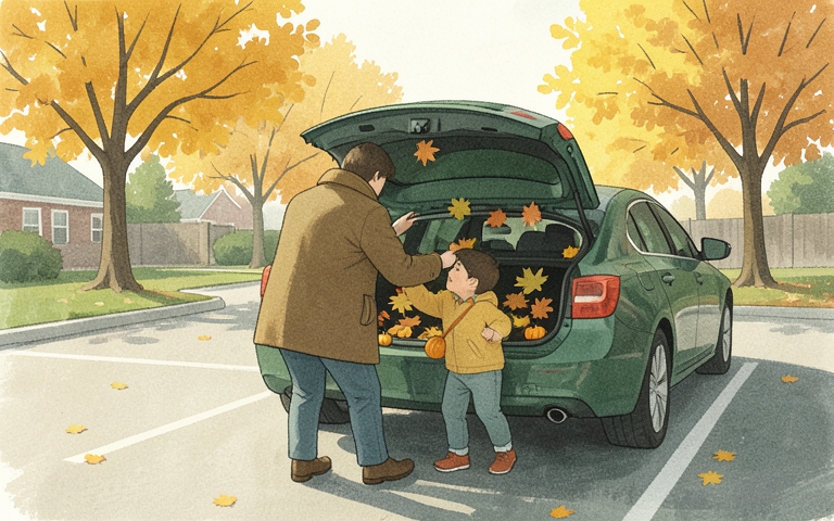 An illustration for this edition's lead story: Local School Fundraiser and Fall Trunk-or-Treat Return This Week