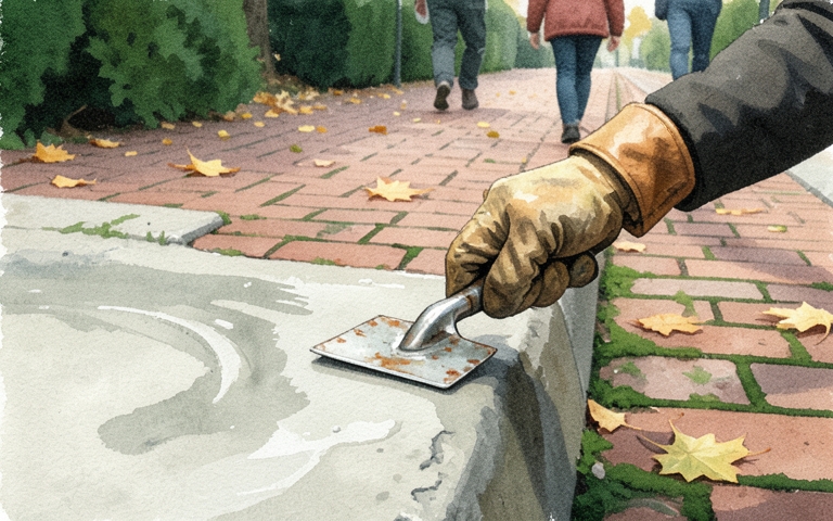 An illustration for this edition's lead story: Connecting Historic Downtowns One Walkable Block at a Time