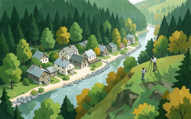 An illustration for this edition's lead story: New Planners Take the Helm Across Town