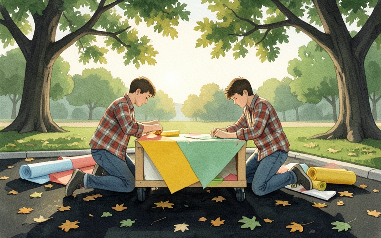 An illustration for this edition's lead story: Spooky Beats and Float Building Launch Homecoming Week