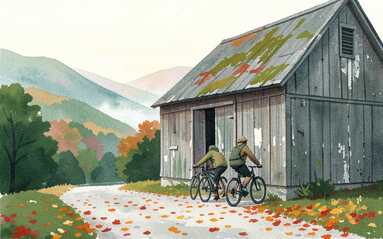 An illustration for this edition's lead story: Free 50K Social Ride Rolls Out From Whippoorwill Farm Saturday