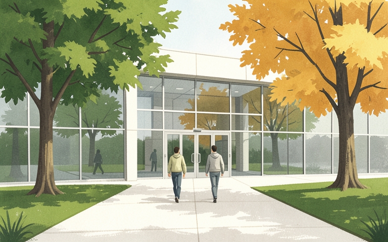 An illustration for this edition's lead story: Retooled County Plant Opens Hiring for 2,100 Energy Jobs