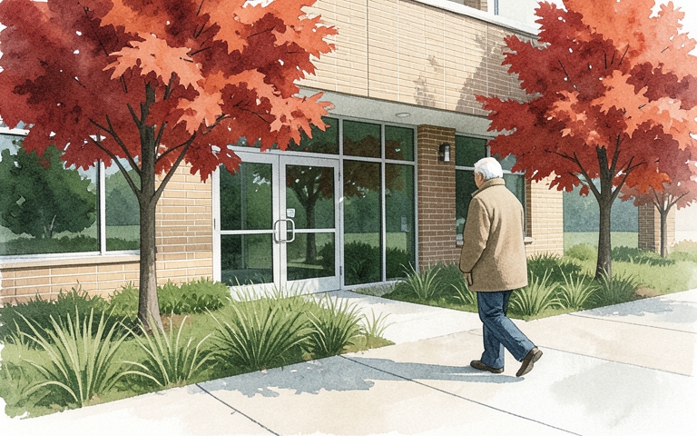 An illustration for this edition's lead story: Emergency Care Shifts Closer to Home on Centennial Avenue