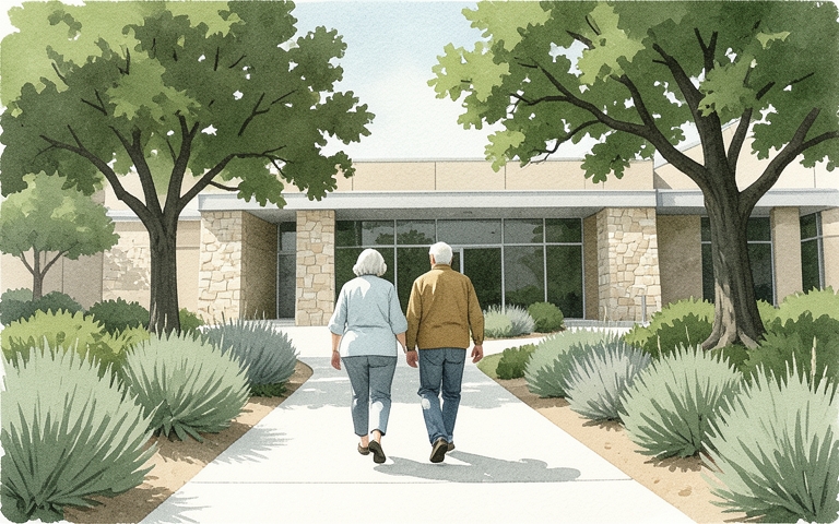 An illustration for this edition's lead story: New Specialty Medical Building Opens on Garner Field Road